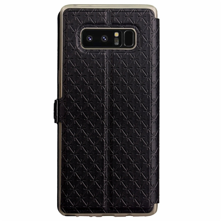 For Galaxy Note 8 Argyles Texture Horizontal Flip Leather Case with Holder & Card Slots & Call Display ID