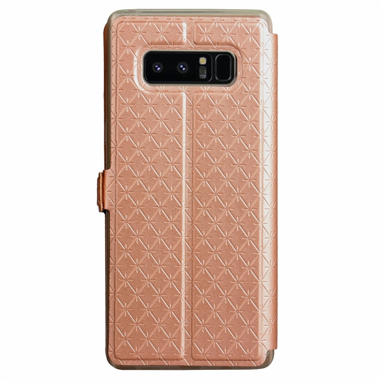 For Galaxy Note 8 Argyles Texture Horizontal Flip Leather Case with Holder & Card Slots & Call Display ID