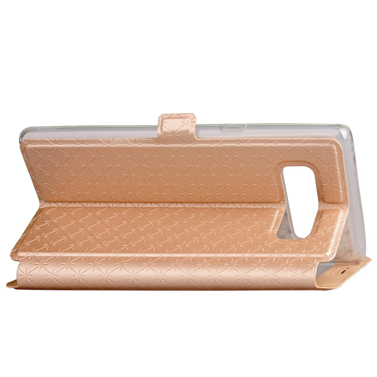 For Galaxy Note 8 Argyles Texture Horizontal Flip Leather Case with Holder & Card Slots & Call Display ID