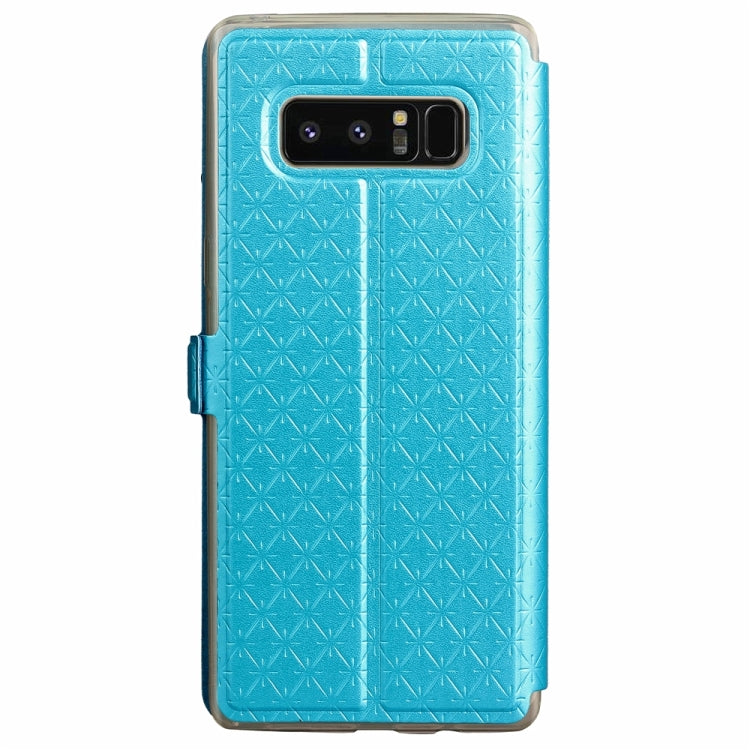 For Galaxy Note 8 Argyles Texture Horizontal Flip Leather Case with Holder & Card Slots & Call Display ID