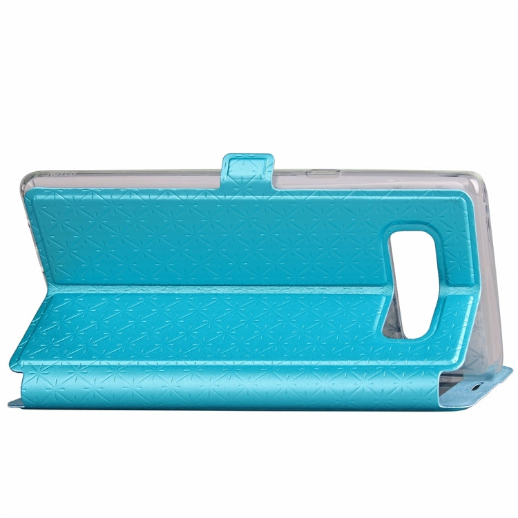 For Galaxy Note 8 Argyles Texture Horizontal Flip Leather Case with Holder & Card Slots & Call Display ID