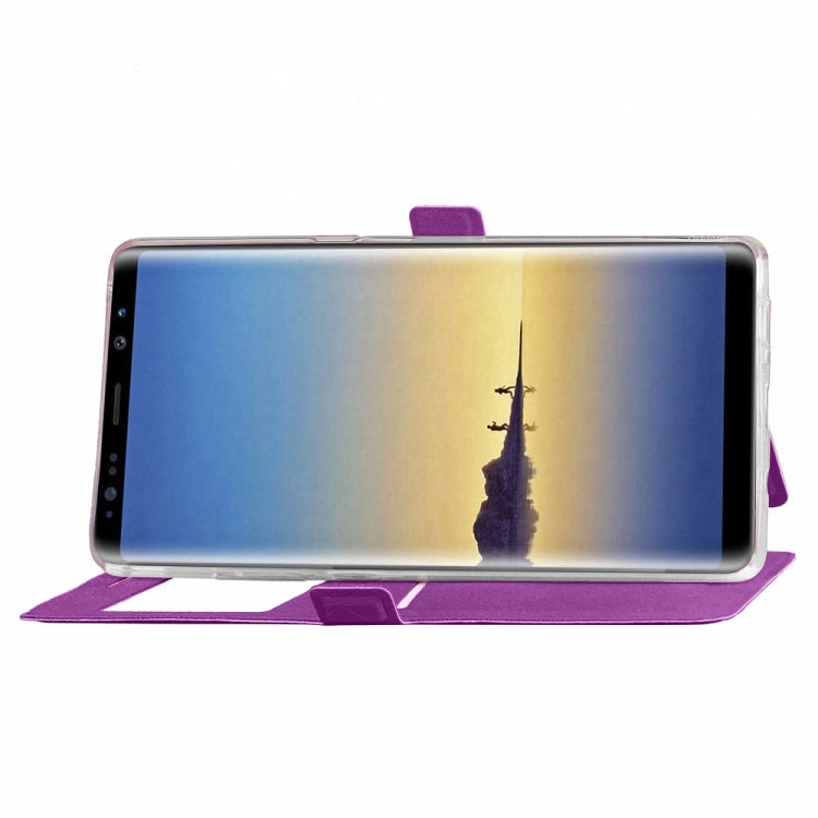 For Galaxy Note 8 Argyles Texture Horizontal Flip Leather Case with Holder & Card Slots & Call Display ID