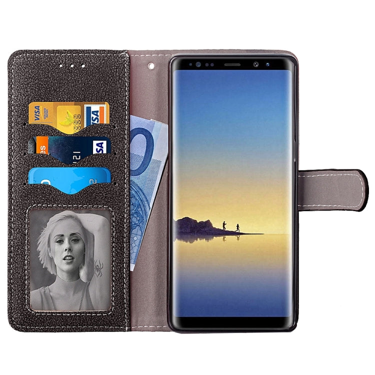 For Galaxy Note 8 Matte Leather Horizontal Flip Leather Case with Holder & Card Slots & Wallet & Photo Frame