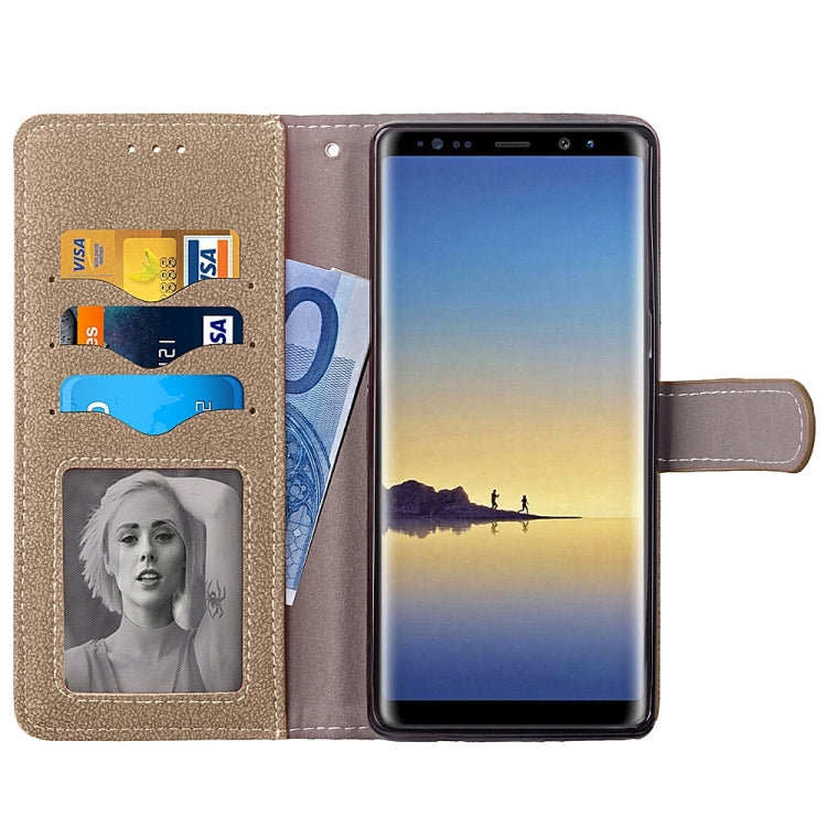 For Galaxy Note 8 Matte Leather Horizontal Flip Leather Case with Holder & Card Slots & Wallet & Photo Frame