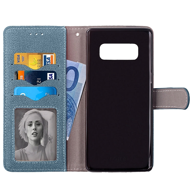For Galaxy Note 8 Matte Leather Horizontal Flip Leather Case with Holder & Card Slots & Wallet & Photo Frame
