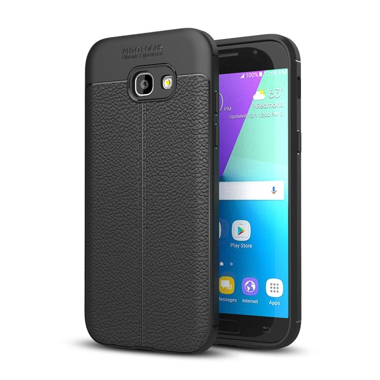For Galaxy A3 (2017) / A320 Litchi Texture TPU Protective Case