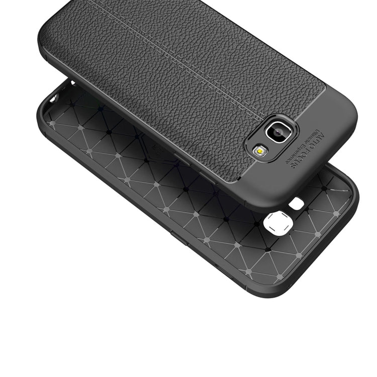 For Galaxy A3 (2017) / A320 Litchi Texture TPU Protective Case