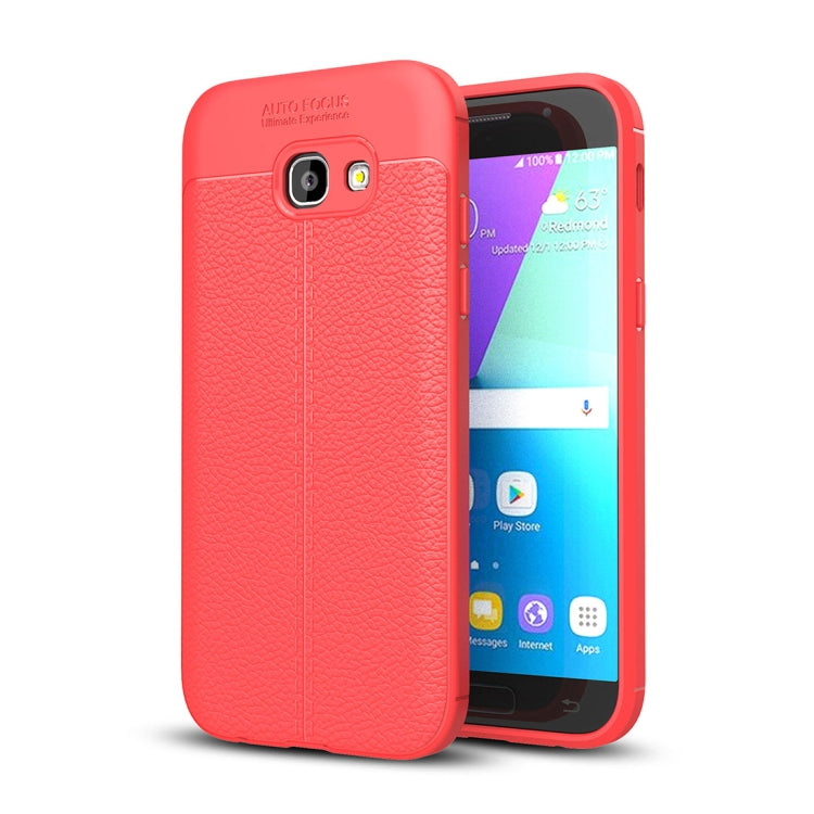 For Galaxy A3 (2017) / A320 Litchi Texture TPU Protective Case