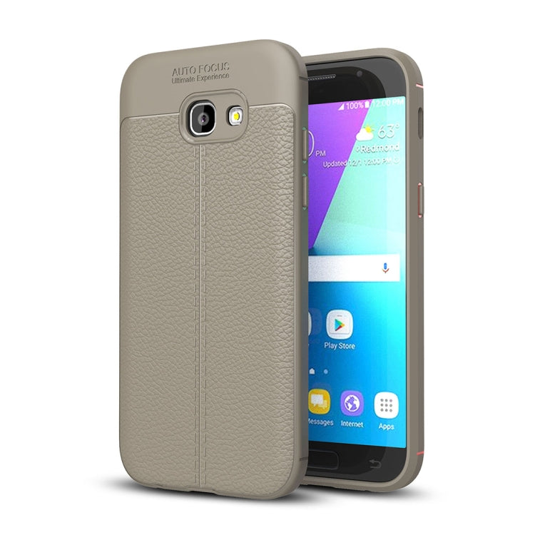 For Galaxy A5 (2017) / A520 Litchi Texture TPU Protective Case