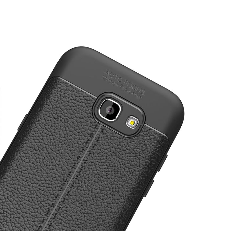 For Galaxy A5 (2017) / A520 Litchi Texture TPU Protective Case