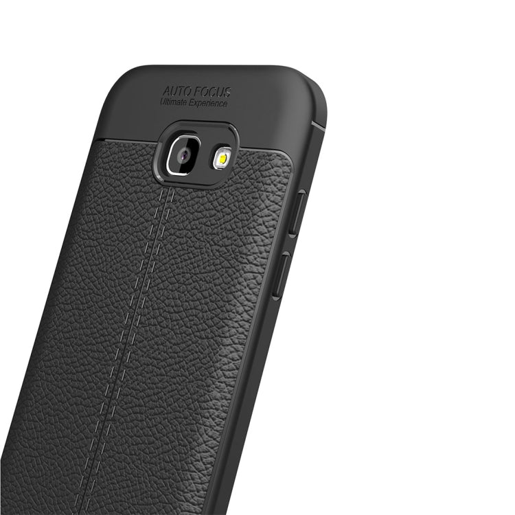 For Galaxy A5 (2017) / A520 Litchi Texture TPU Protective Case