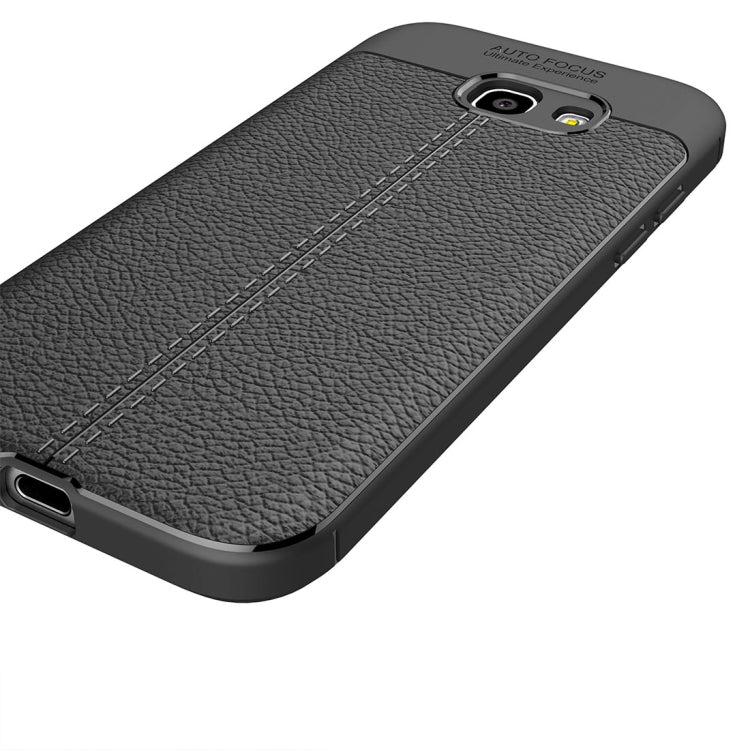 For Galaxy A5 (2017) / A520 Litchi Texture TPU Protective Case