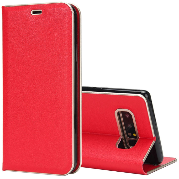 For Galaxy Note 8 Cowhide Texture PC Bumper Frame Strong Magnetic Adsorption Horizontal Flip Leather Case with Holder & Card Slots