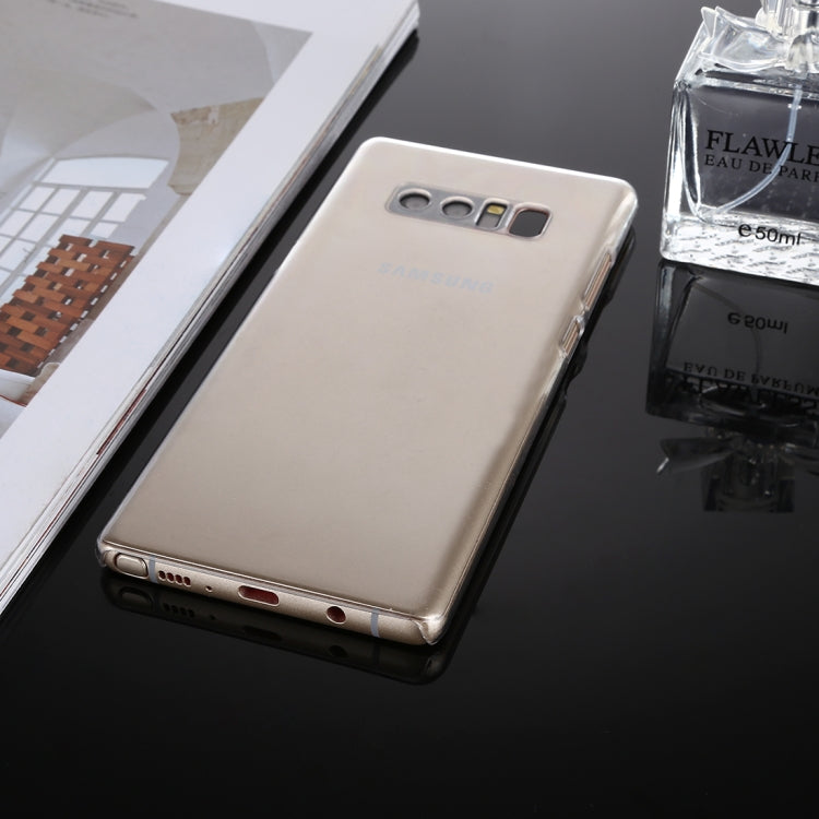 For Galaxy Note 8 PC Transparent Protective Back Cover Case (Transparent)