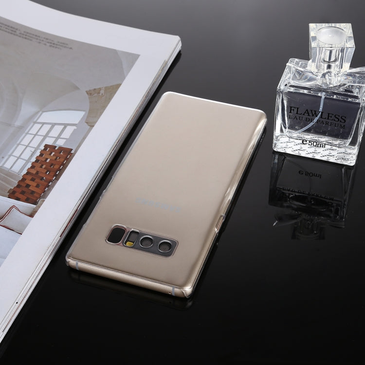 For Galaxy Note 8 PC Transparent Protective Back Cover Case (Transparent)