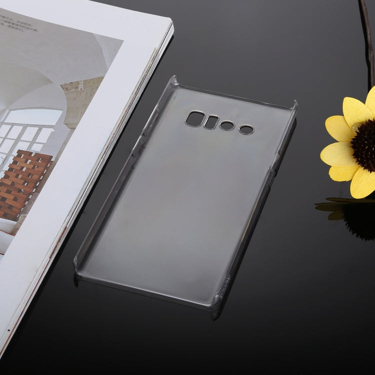 For Galaxy Note 8 PC Transparent Protective Back Cover Case (Transparent)