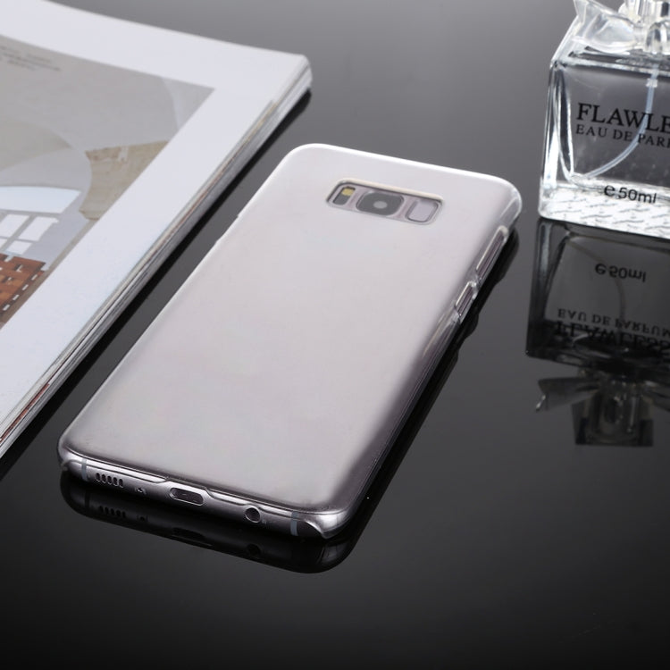 For Galaxy S8 PC Transparent Protective Back Cover Case(Transparent)