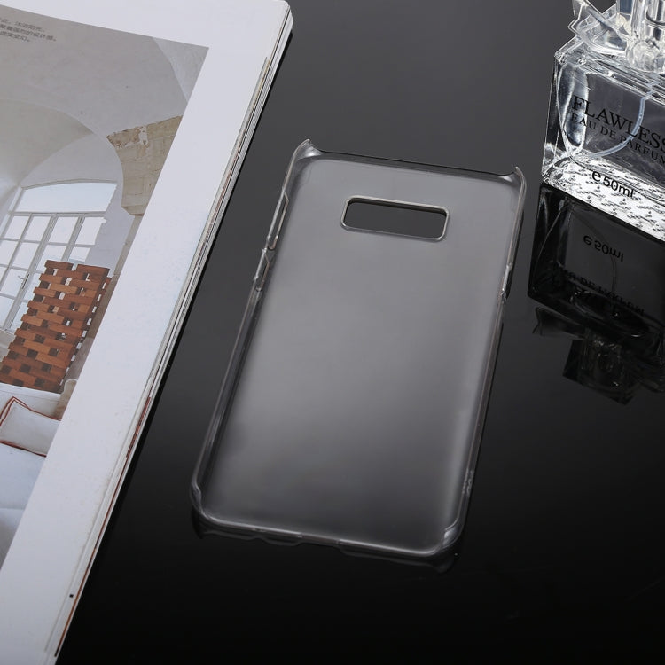 For Galaxy S8 PC Transparent Protective Back Cover Case(Transparent)