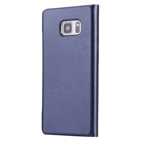 For Galaxy Note 7 / N930 Litchi Texture Horizontal Flip Leather Case with Call Display ID