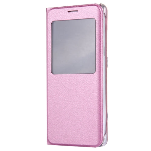 For Galaxy Note 7 / N930 Litchi Texture Horizontal Flip Leather Case with Call Display ID