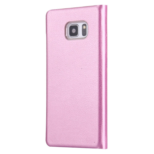 For Galaxy Note 7 / N930 Litchi Texture Horizontal Flip Leather Case with Call Display ID