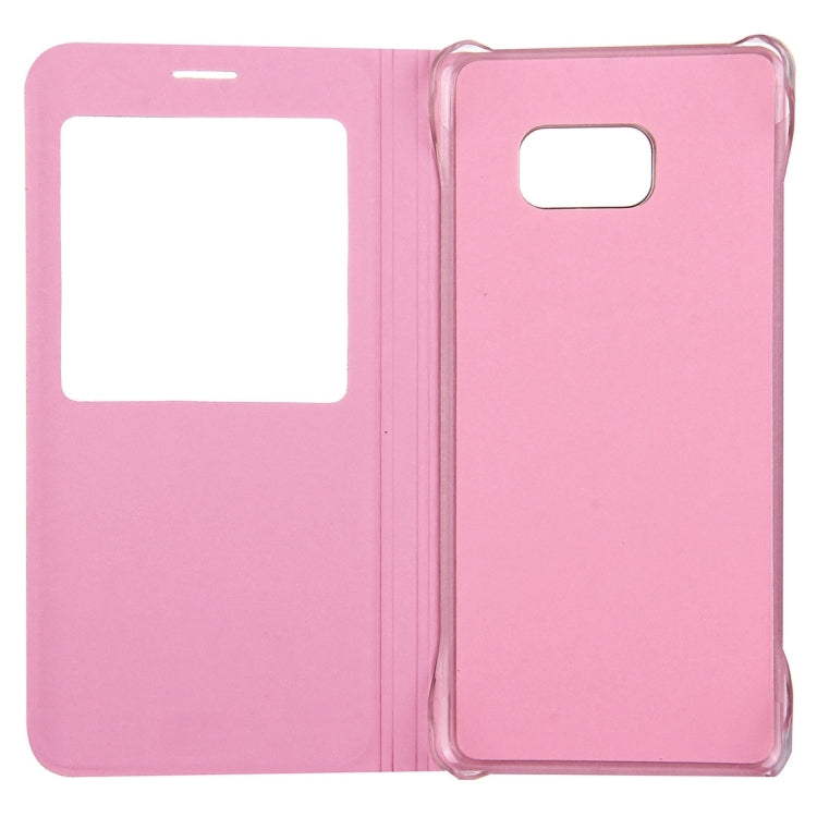 For Galaxy S7 / G930 Litchi Texture Horizontal Flip Leather Case with Call Display ID