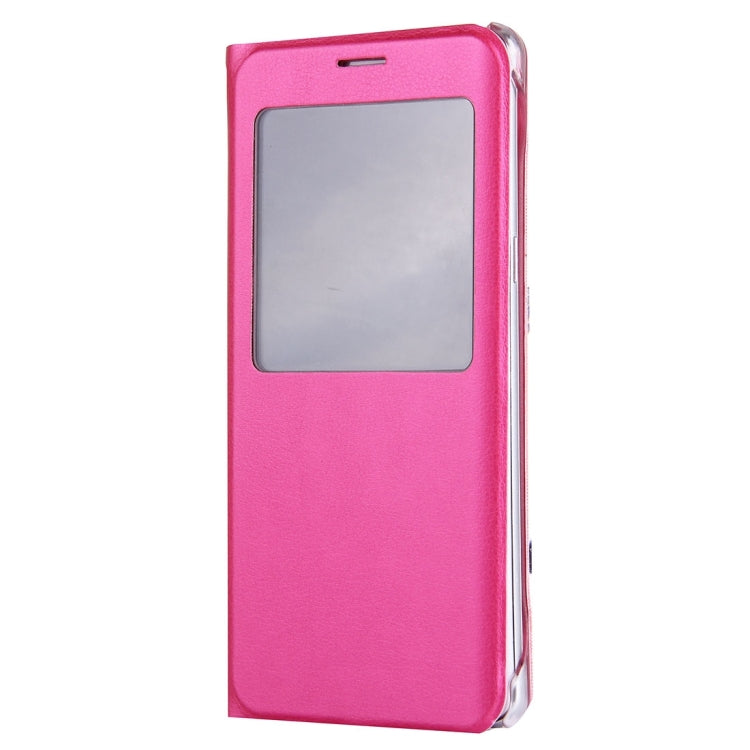 For Galaxy S7 / G930 Litchi Texture Horizontal Flip Leather Case with Call Display ID