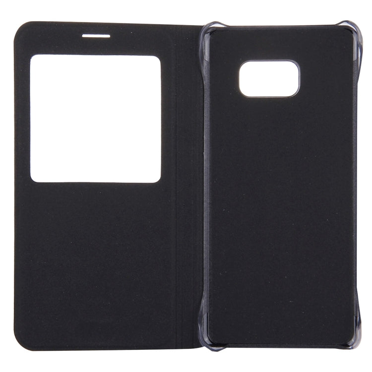 For Galaxy S7 Edge / G935 Litchi Texture Horizontal Flip Leather Case with Call Display ID