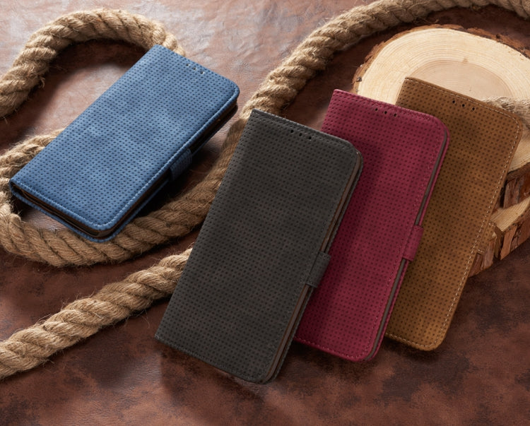 For Galaxy Note 8 Retro Style Mesh Breathable Horizontal Flip Leather Case with Card Slot & Holder & Wallet (Black)