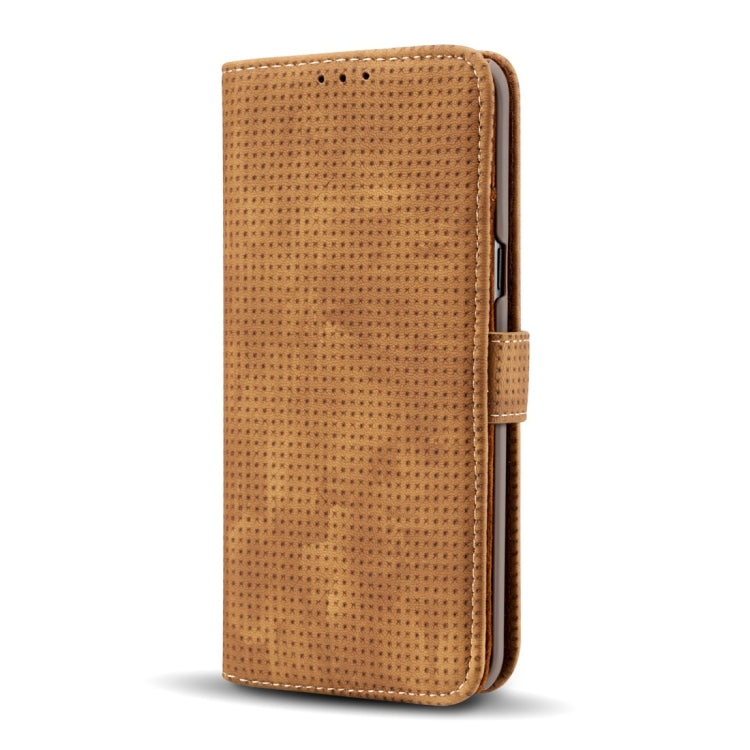 For Galaxy S8 Retro Style Mesh Breathable Horizontal Flip Leather Case with Card Slot & Holder & Wallet
