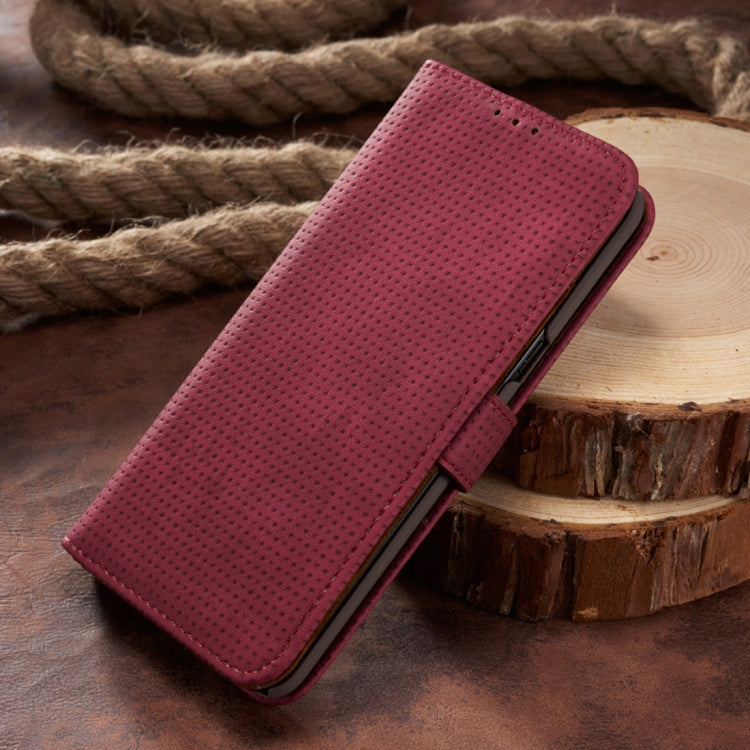 For Galaxy S8 + / G955 Retro Style Mesh Breathable Horizontal Flip Leather Case with Card Slot & Holder & Wallet