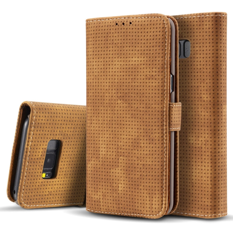 For Galaxy S8 + / G955 Retro Style Mesh Breathable Horizontal Flip Leather Case with Card Slot & Holder & Wallet