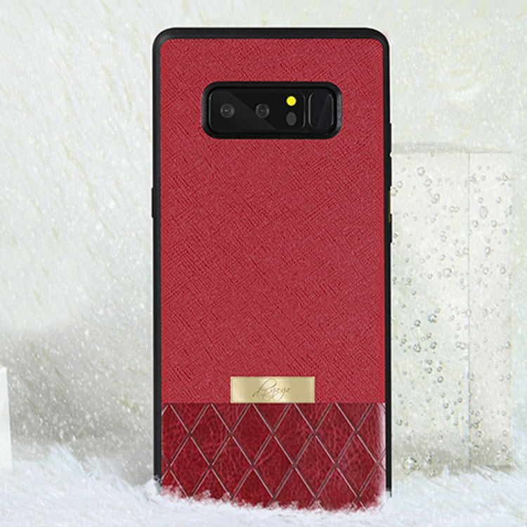 DZGOGO LAVA Series for Galaxy Note 8 Cross Texture Shockproof Protective Back Cover Case