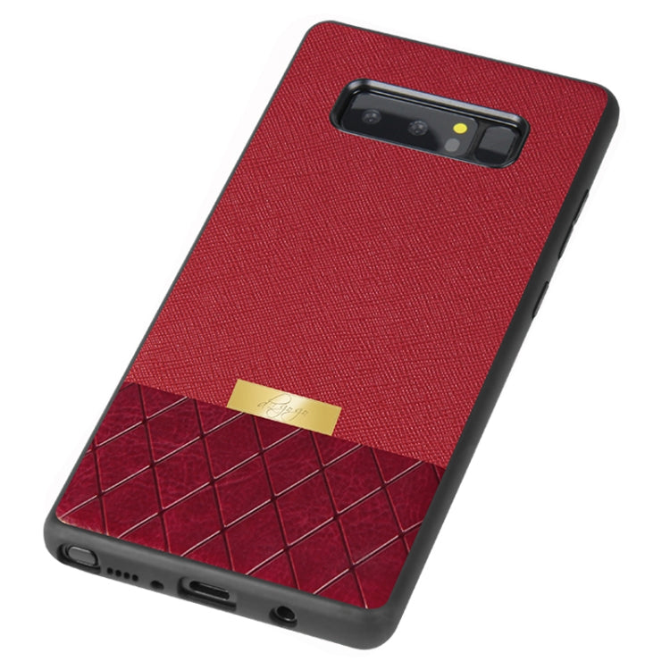 DZGOGO LAVA Series for Galaxy Note 8 Cross Texture Shockproof Protective Back Cover Case