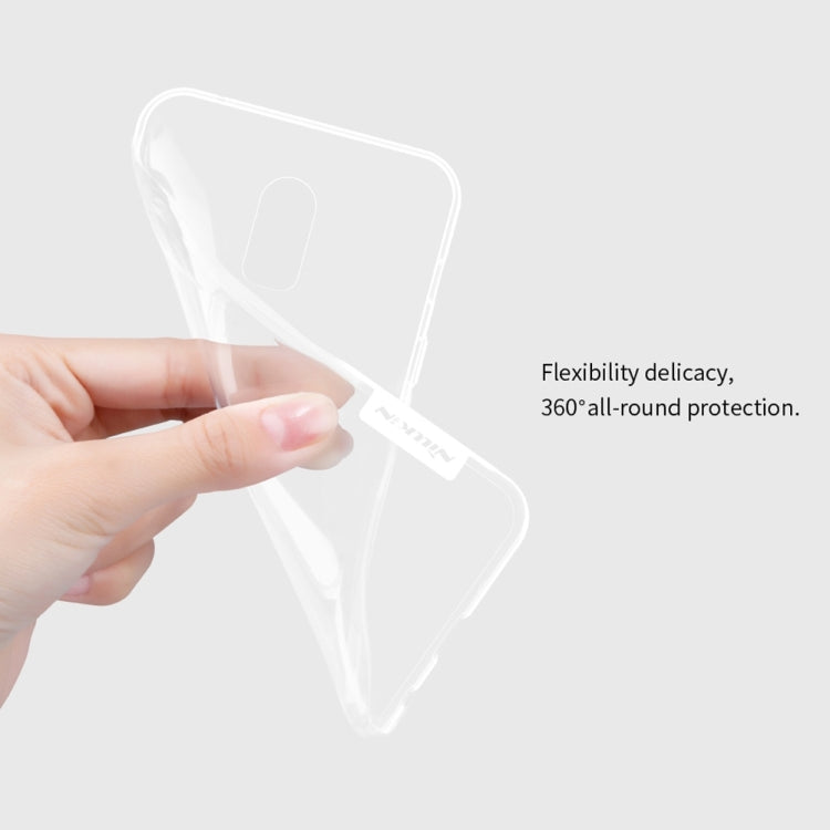 NILLKIN Nature TPU Case for Galaxy C7 (2017) Stylish 0.6mm Ultrathin Clear Color Soft Protective Case Back Cover(Gold)