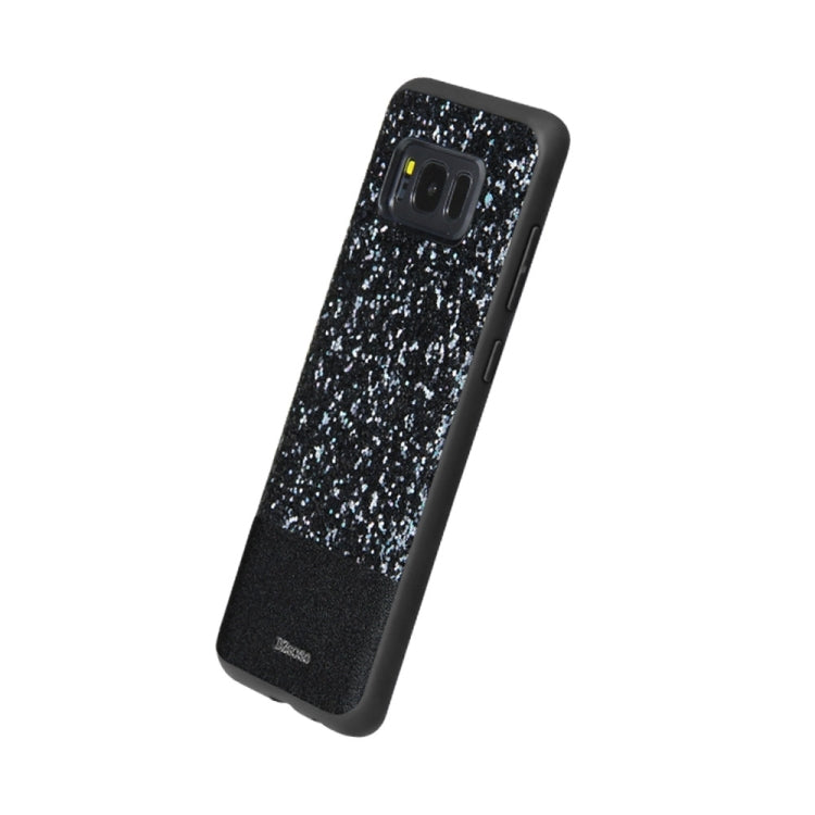 DZGOGO BLING Series for Galaxy S8 + / G955 PU + TPU + PC Sequins Grind Arenaceous Protection Case