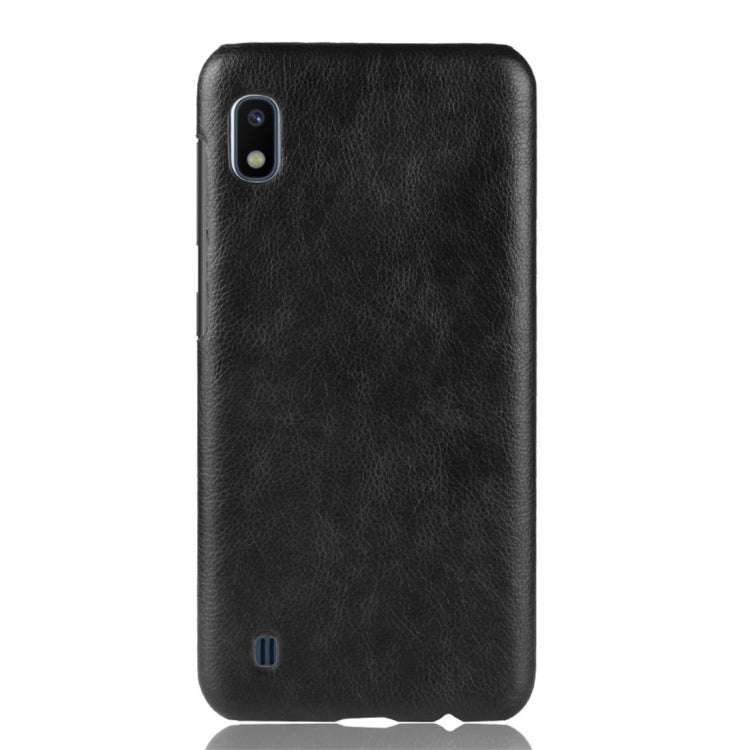 Shockproof Litchi Texture PC + PU Protective Case for Galaxy A10