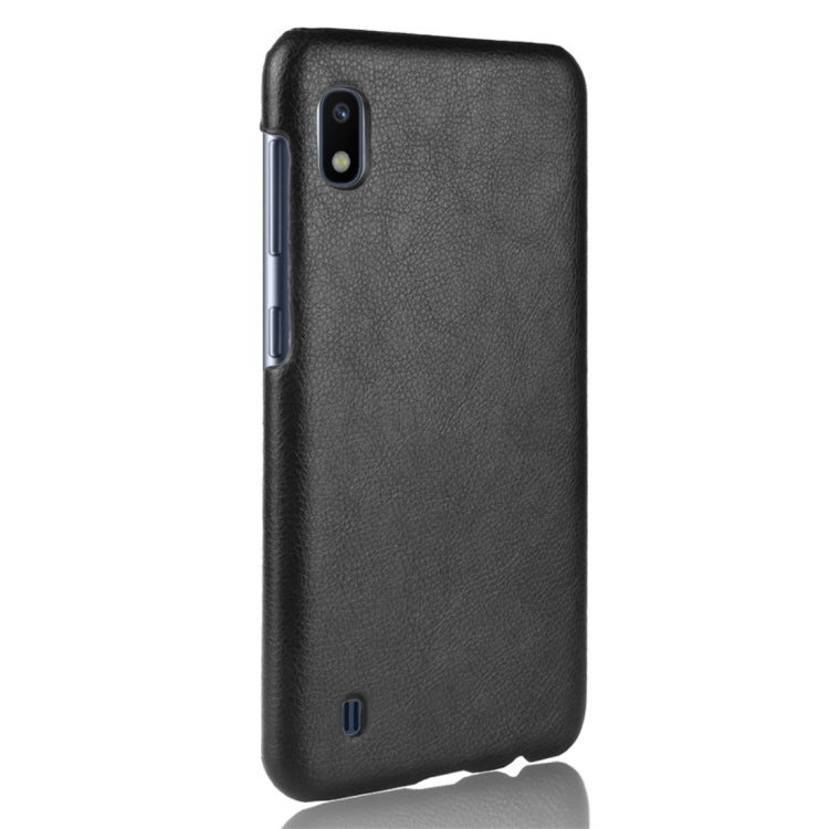 Shockproof Litchi Texture PC + PU Protective Case for Galaxy A10