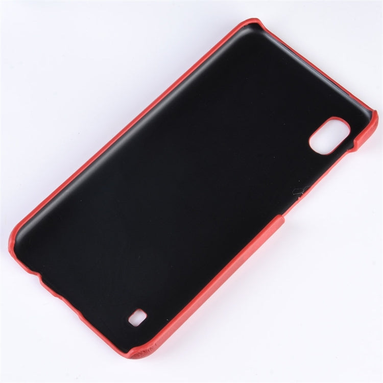 Shockproof Litchi Texture PC + PU Protective Case for Galaxy A10