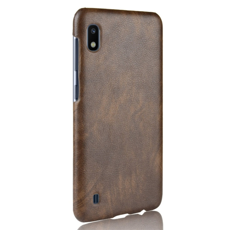 Shockproof Litchi Texture PC + PU Protective Case for Galaxy A10