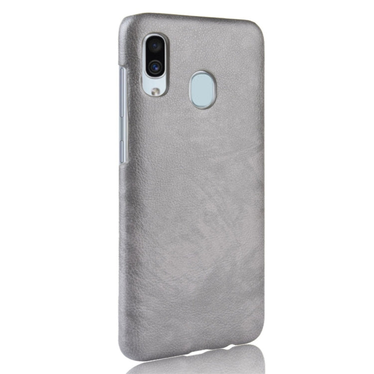 Shockproof Litchi Texture PC + PU Protective Case for Galaxy A40