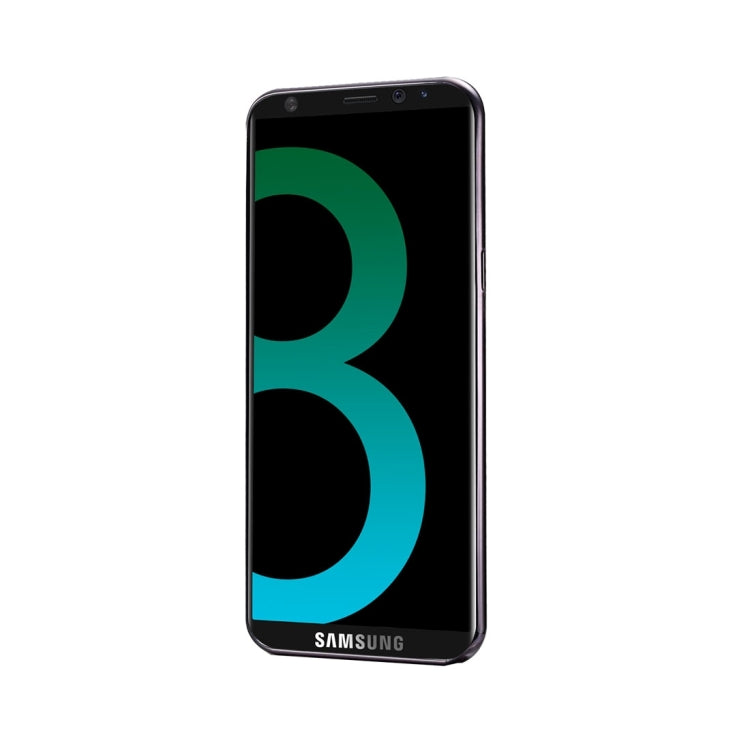 Dibase for Galaxy S8 + / G9550 Electroplating TPU Paste Skin Protective Case with Card Slots & Holder & Lanyard