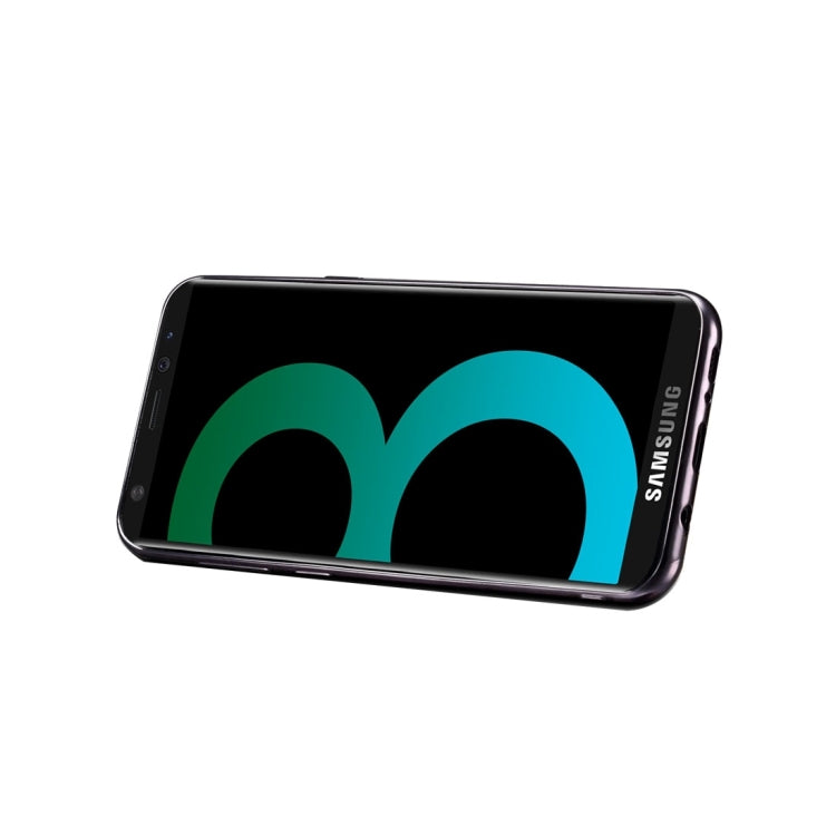 Dibase for Galaxy S8 + / G9550 Electroplating TPU Paste Skin Protective Case with Card Slots & Holder & Lanyard