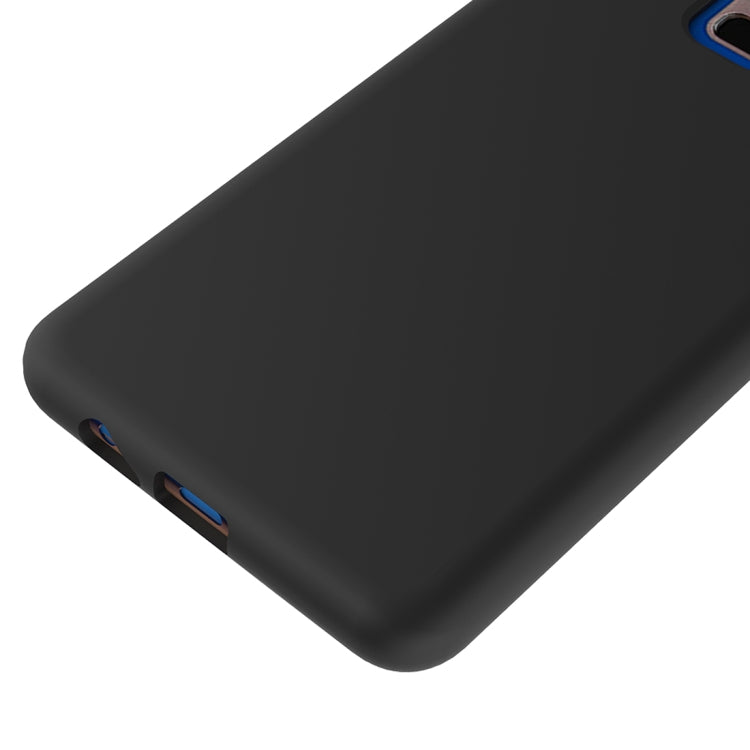 Solid Color Liquid Silicone Dropproof Protective Case for Samsung Galaxy A8 Plus (2018)