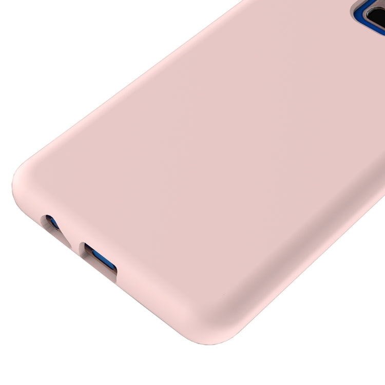 Solid Color Liquid Silicone Dropproof Protective Case for Samsung Galaxy A8 Plus (2018)