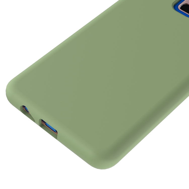 Solid Color Liquid Silicone Dropproof Protective Case for Samsung Galaxy A8 Plus (2018)