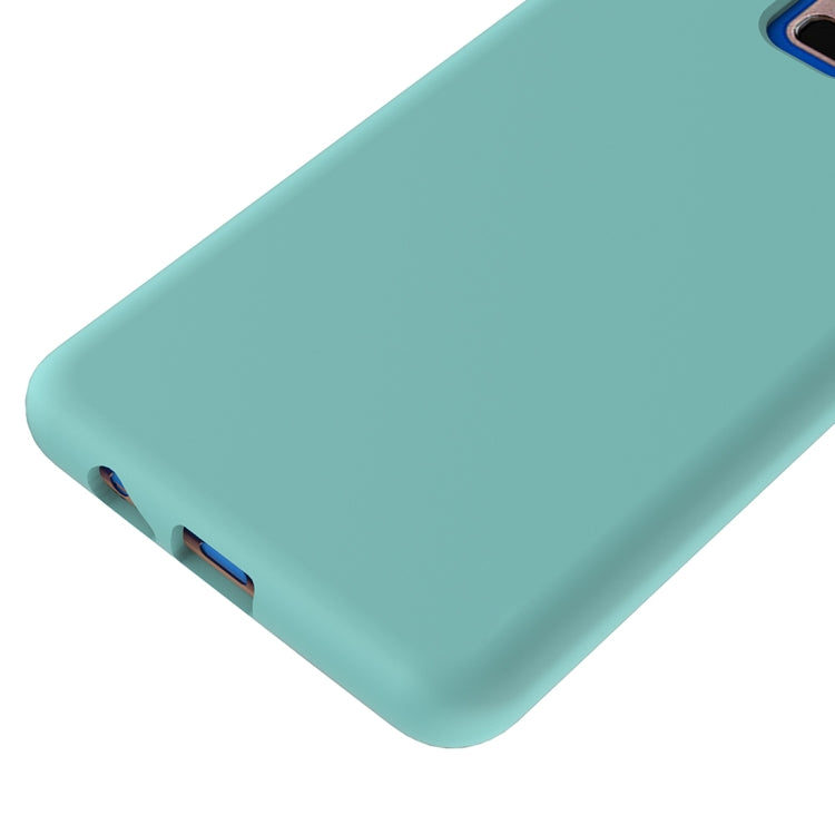 Solid Color Liquid Silicone Dropproof Protective Case for Samsung Galaxy A8 Plus (2018)