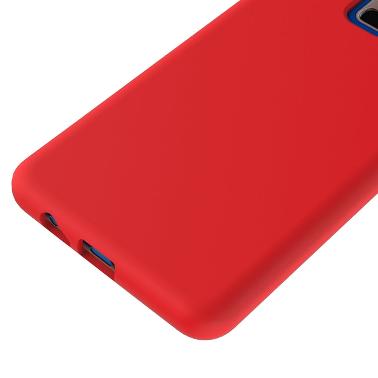 Solid Color Liquid Silicone Dropproof Protective Case for Samsung Galaxy A8 Plus (2018)