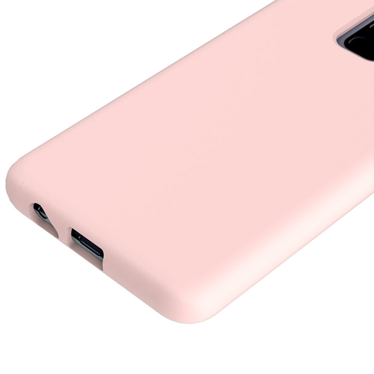 Solid Color Liquid Silicone Dropproof Protective Case for Samsung Galaxy A8 (2018)