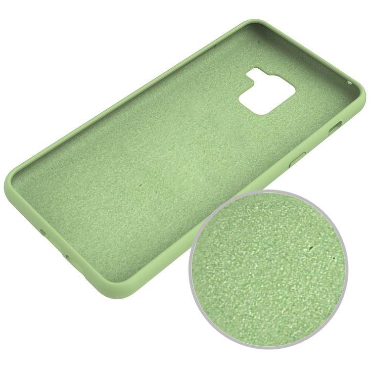 Solid Color Liquid Silicone Dropproof Protective Case for Samsung Galaxy A8 (2018)